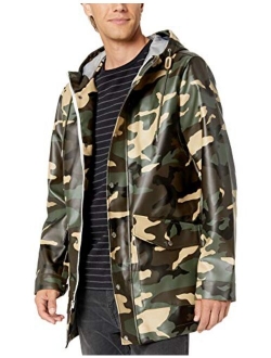 Men's Rubberized Rain Parka Jacket