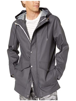 Men's Rubberized Rain Parka Jacket