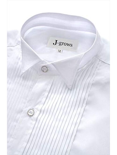 Men's Tuxedo Shirt Wing Collar 1/4 Inch Pleat