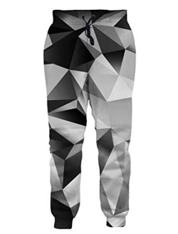 Leapparel Men/Women 3D Joggers Pants Trousers Sport Track Sweatpants Baggy