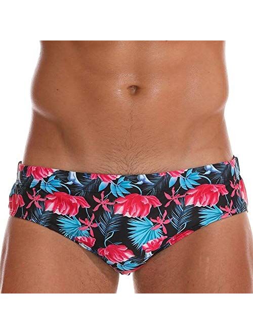 Freeship Deals Mens Swimming Briefs- Adjustable Drawstrings - Comfortable Low Waist Swim Trunks