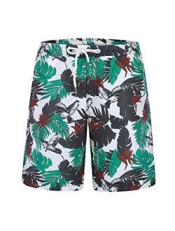 ZHPUAT Men's Swim Trunks Beach Board Shorts Quick Dry Bathing Suits Holiday Shorts