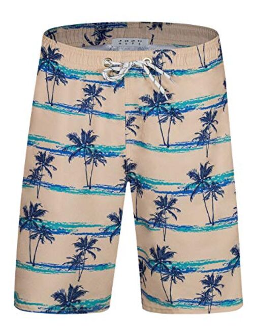 ZHPUAT Men's Swim Trunks Beach Board Shorts Quick Dry Bathing Suits Holiday Shorts