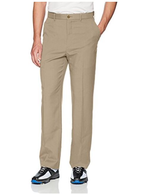 PGA TOUR Men's Flat Front Golf Pant with Expandable Waistband