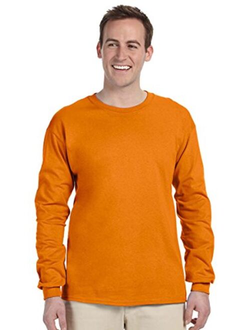 Gildan Men's Ultra Long Sleeve Rib-Knit Cuffs T-Shirt