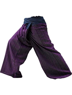 MEMITR Thai Fisherman Pants Men's Yoga Trousers Gray Charcoal 2 Tone Pant