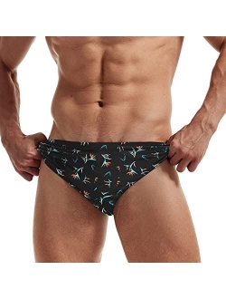 AIMPACT Mens Swim Bikini Briefs Drawstring Swimwear Sexy Bathing Suit