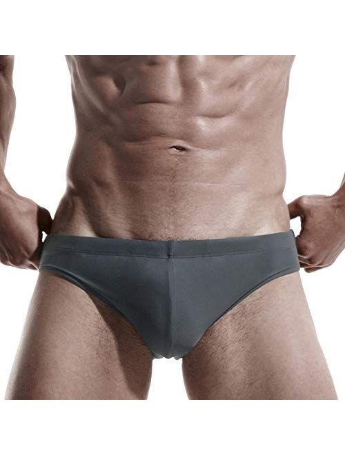 AIMPACT Mens Swim Bikini Briefs Drawstring Swimwear Sexy Bathing Suit