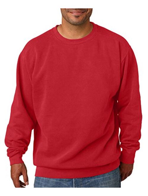 Comfort Colors 1566 Chouinard Adult Crew Neck Blended Sweatshirt Black DirDye