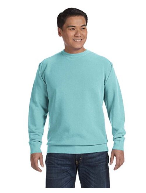 Comfort Colors 1566 Chouinard Adult Crew Neck Blended Sweatshirt Black DirDye