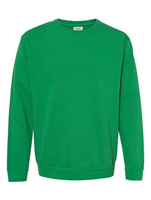 Comfort Colors 1566 Chouinard Adult Crew Neck Blended Sweatshirt Black DirDye