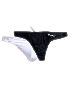 sandbank Men's Sexy Low Rise Mesh Thong Swim Briefs