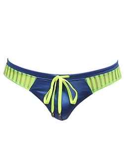 sandbank Men's Sexy Low Rise Mesh Thong Swim Briefs