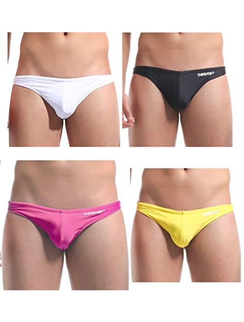 sandbank Men's Sexy Low Rise Mesh Thong Swim Briefs