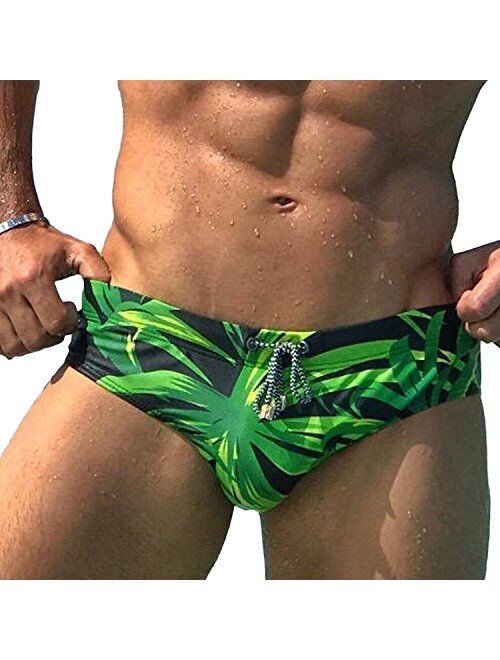 Taddlee Men Swimwear Swim Bikini Briefs Pad Swimsuits Board Surf Shorts Trunks