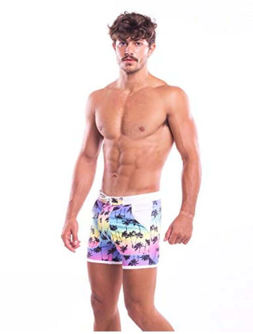 Taddlee Men's Swimwear Boxer Cut Swim Brief Bikini Trunks Board Shorts Swimsuits