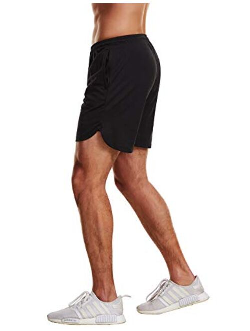 FLYFIREFLY Men's 2-in-1 Workout Running Shorts 7