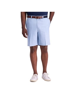 Men's Cool 18 Pro Straight Fit 4-Way Stretch Flat Front Expandable Waist Short with Big & Tall Sizes