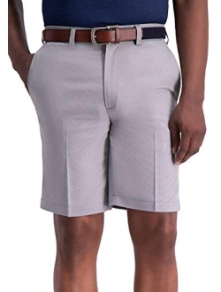 Men's Cool 18 Pro Straight Fit 4-Way Stretch Flat Front Expandable Waist Short with Big & Tall Sizes