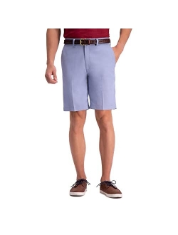 Men's Cool 18 Pro Straight Fit 4-Way Stretch Flat Front Expandable Waist Short with Big & Tall Sizes