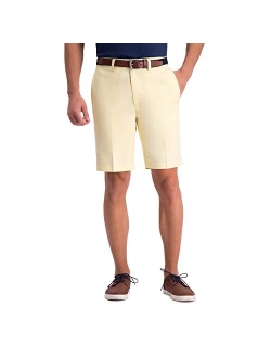 Men's Cool 18 Pro Straight Fit 4-Way Stretch Flat Front Expandable Waist Short with Big & Tall Sizes