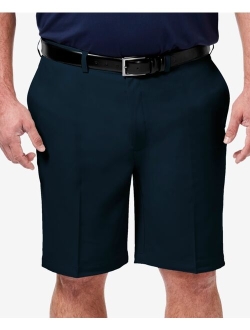 Men's Cool 18 Pro Straight Fit 4-Way Stretch Flat Front Expandable Waist Short with Big & Tall Sizes