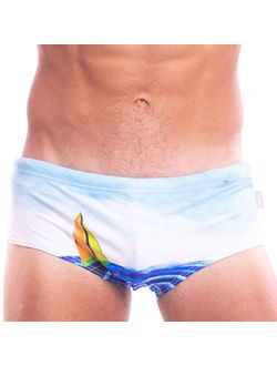 Taddlee Sexy Mens Swimwear Swim Briefs Bikini Brazilian Cut Surf Board Shorts