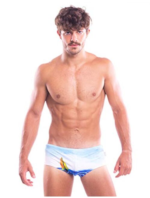 Taddlee Sexy Mens Swimwear Swim Briefs Bikini Brazilian Cut Surf Board Shorts