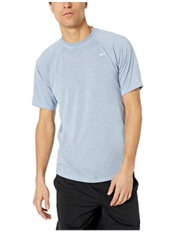 Men's UPF 40  Short Sleeve Rashguard Swim Tee