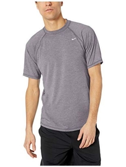 Men's UPF 40  Short Sleeve Rashguard Swim Tee