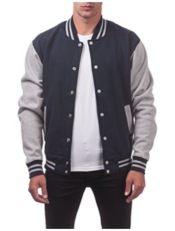 Men's Varsity Fleece Baseball Jacket