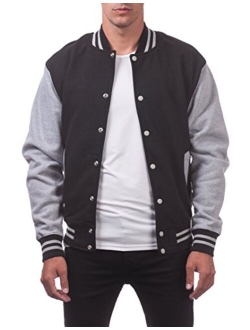 Men's Varsity Fleece Baseball Jacket