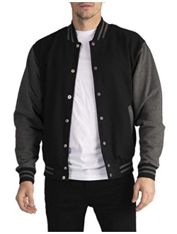 Men's Varsity Fleece Baseball Jacket