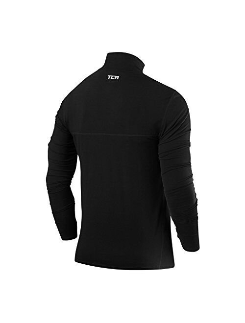 TCA Men's Fusion Pro Quickdry Long Sleeve Half-Zip Running Shirt