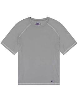 Beach Bros. Men's UPF 50+ Swim Shirt - Short Sleeve Quick Dry Rashguard