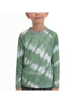 Sun Shirts for Youth Boys Rashguard - Long/Short Sleeve Lightweight Shirt SPF 50+