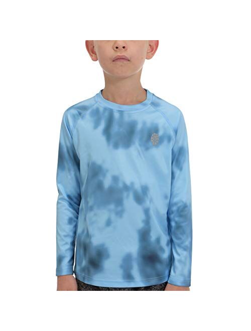 Sun Shirts for Youth Boys Rashguard - Long/Short Sleeve Lightweight Shirt SPF 50+