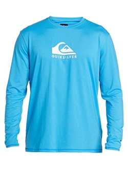 Men's Solid Streak Ls Long Sleeve Rashguard Surf Shirt