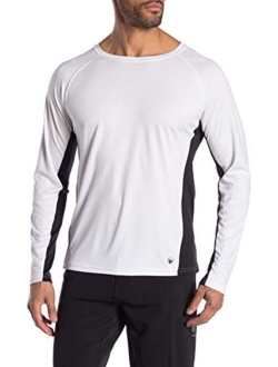 Beach Bros. Men's UPF 50+ Swim Shirt - Long Sleeve Quick Dry Rashguard