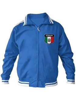 Amdesco Men's Italian Pride, Italia Italy Track Jacket