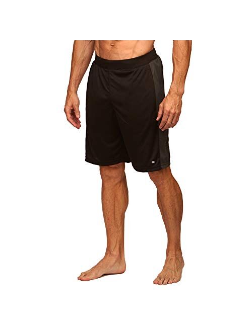 Colosseum Active Men's Four Way Stretch Gym Shorts with Elastic Waistband