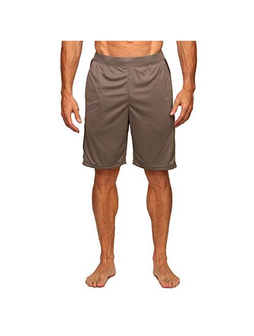 Colosseum Active Men's Four Way Stretch Gym Shorts with Elastic Waistband