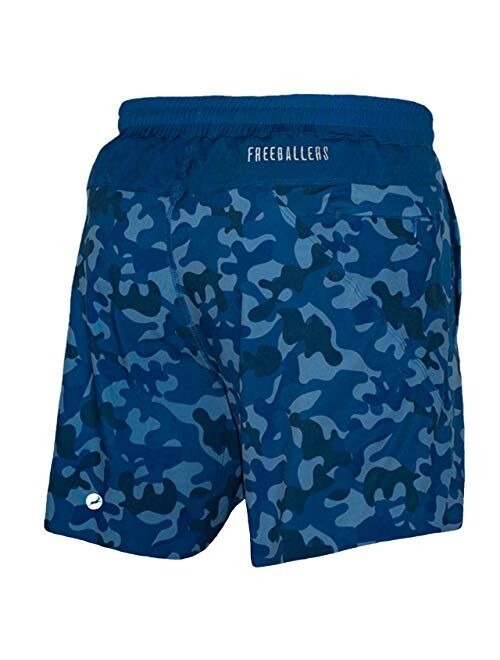 Meripex Apparel Men's Freeballer 8" Athetic Gym Performance Sport Shorts Perfect for Running, Weightlifting, and Yoga