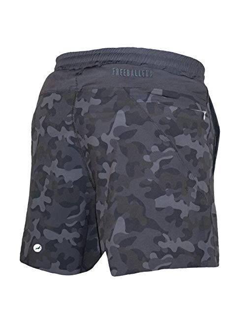 Meripex Apparel Men's Freeballer 8" Athetic Gym Performance Sport Shorts Perfect for Running, Weightlifting, and Yoga