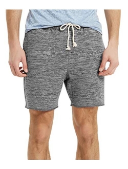 Athletic Running Shorts Men Knit Terry Gym Shorts for Men with Pockets