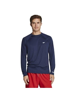 Men's Uv Swim Shirt Easy Long Sleeve Regular Fit