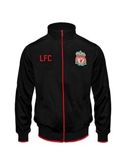 Liverpool Football Club Official Soccer Gift Mens Retro Track Top Jacket