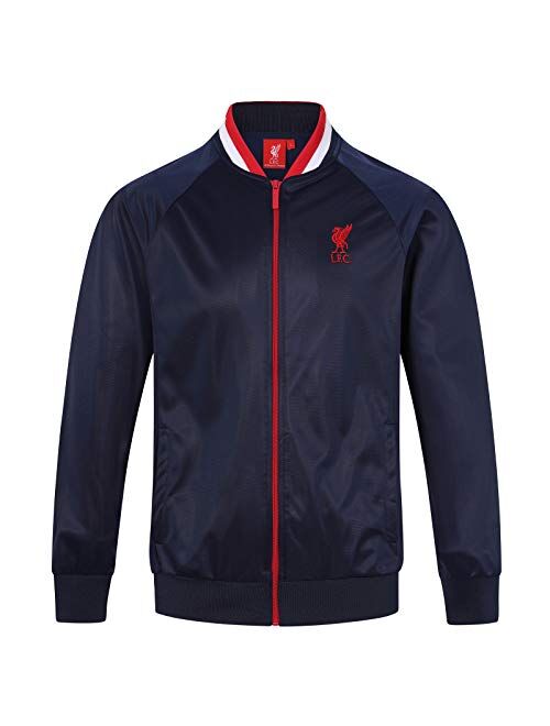 Liverpool Football Club Official Soccer Gift Mens Retro Track Top Jacket