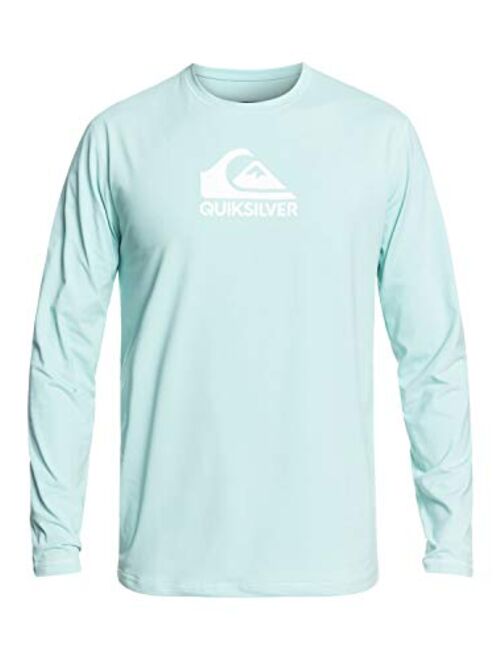 Quiksilver Men's Solid Streak Long Sleeve Rashguard UPF 50+ Sun Protection