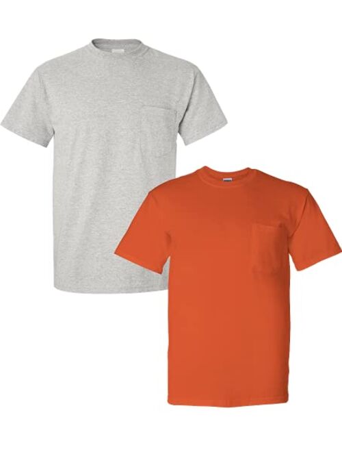 Gildan Men's DryBlend Workwear T-Shirts with Pocket, 2-Pack